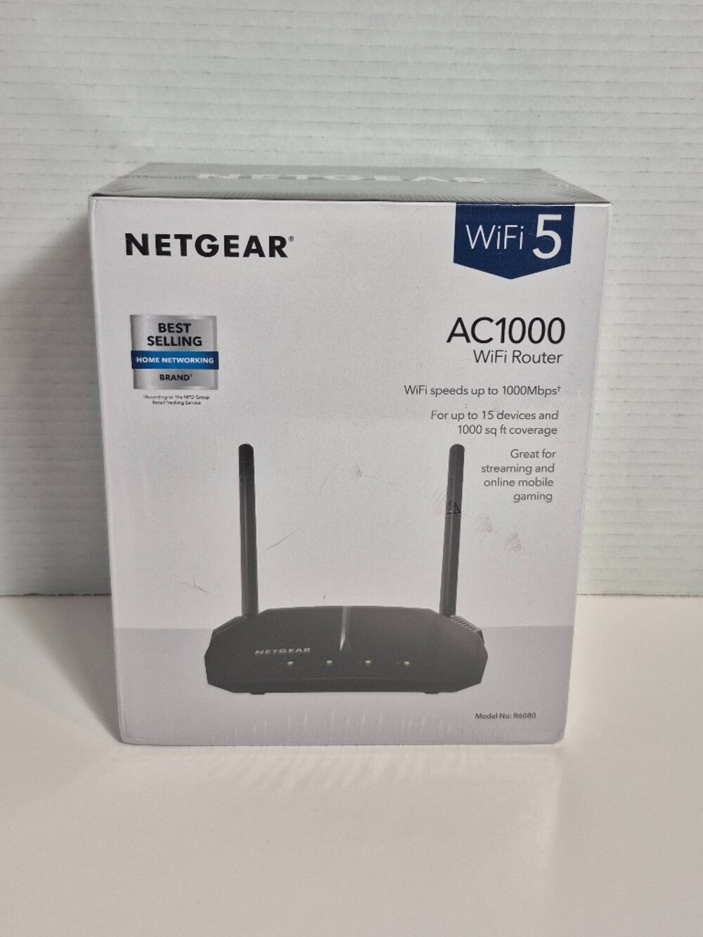 NetGear AC1000 WiFi Router Model R6080 1000Mbps Long Range NEW FACTORY SEALED